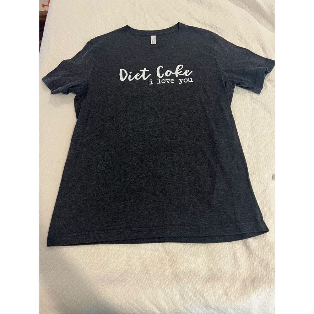 Bella Canvas Diet Coke I Love You tee t-shirt Size L - Picture 2 of 5